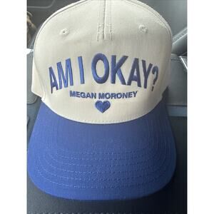 Official Megan Moroney "Am I Okay?" Blue Trucker Hat - SOLD OUT Style